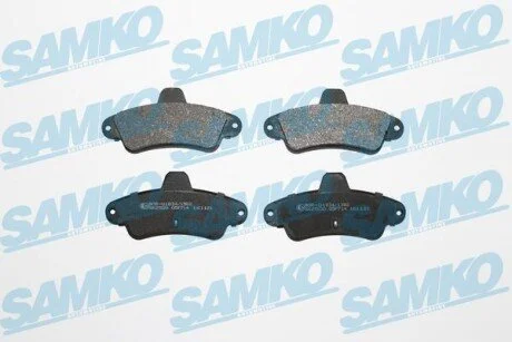 Гальмівні колодки, дискове гальмо (набір) SAMKO 5SP714