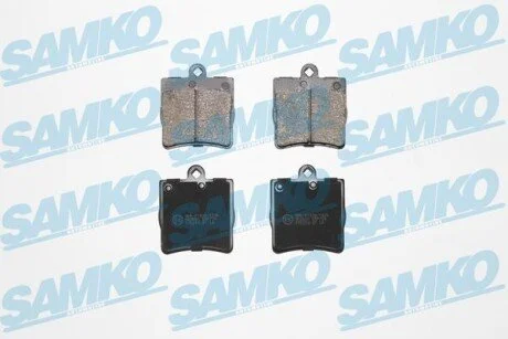 Гальмівні колодки, дискове гальмо (набір) SAMKO 5SP726