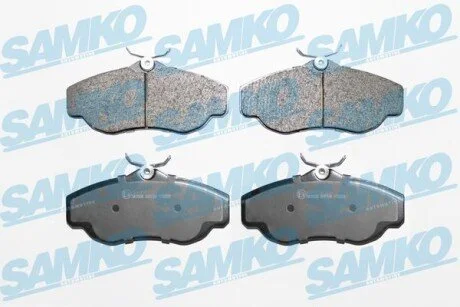 Гальмівні колодки, дискове гальмо (набір) SAMKO 5SP728