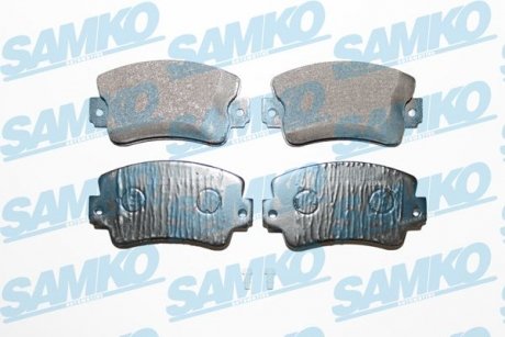 Гальмівні колодки, дискове гальмо (набір) SAMKO 5SP731 (фото 1)