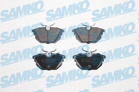Гальмівні колодки, дискове гальмо (набір) SAMKO 5SP736 (фото 1)