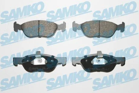Гальмівні колодки, дискове гальмо (набір) SAMKO 5SP740