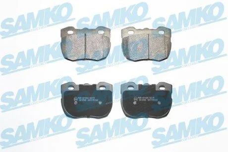 Гальмівні колодки, дискове гальмо (набір) SAMKO 5SP742