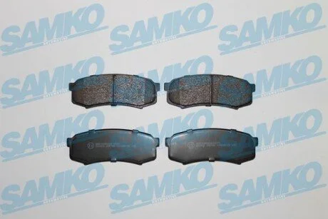Гальмівні колодки, дискове гальмо (набір) SAMKO 5SP749