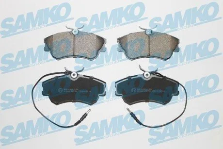 Гальмівні колодки, дискове гальмо (набір) SAMKO 5SP750