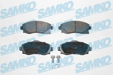 Гальмівні колодки, дискове гальмо (набір) SAMKO 5SP758