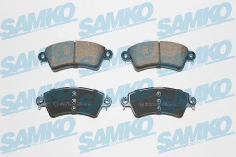 Гальмівні колодки, дискове гальмо (набір) SAMKO 5SP766