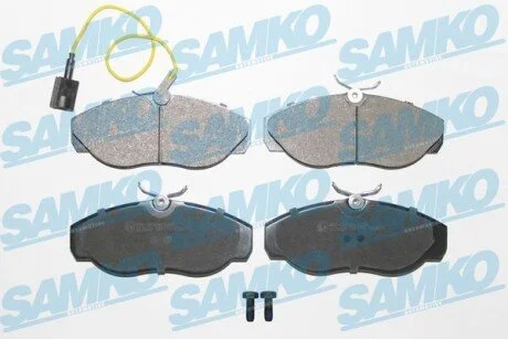 Гальмівні колодки, дискове гальмо (набір) SAMKO 5SP773