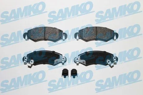 Гальмівні колодки, дискове гальмо (набір) SAMKO 5SP777