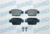 Гальмівні колодки, дискове гальмо (набір) SAMKO 5SP780 (фото 1)