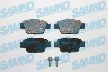 Гальмівні колодки, дискове гальмо (набір) SAMKO 5SP780