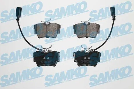 Колодки задние R15, 98-03 (тип LUCAS) с датчиком SAMKO 5SP786