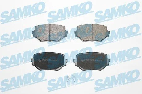 Гальмівні колодки, дискове гальмо (набір) SAMKO 5SP798