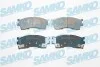 Гальмівні колодки, дискове гальмо (набір) SAMKO 5SP809 (фото 1)