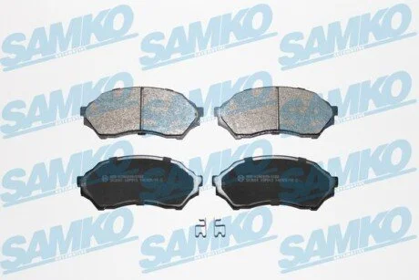 Гальмівні колодки, дискове гальмо (набір) SAMKO 5SP813