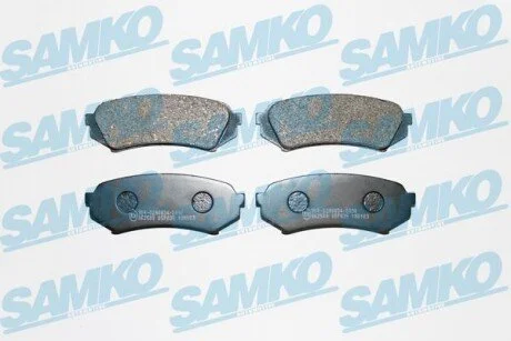 Гальмівні колодки, дискове гальмо (набір) SAMKO 5SP835