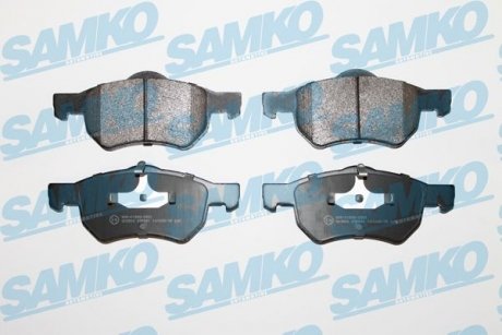 Гальмівні колодки, дискове гальмо (набір) SAMKO 5SP841 (фото 1)