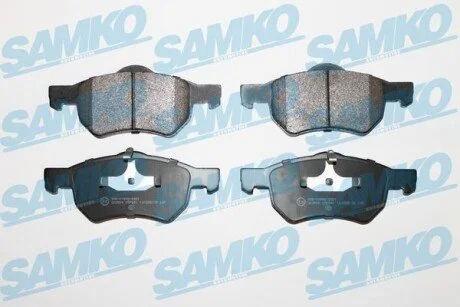 Гальмівні колодки, дискове гальмо (набір) SAMKO 5SP841
