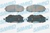 Гальмівні колодки, дискове гальмо (набір) SAMKO 5SP845 (фото 1)