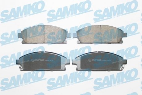 Гальмівні колодки, дискове гальмо (набір) SAMKO 5SP846