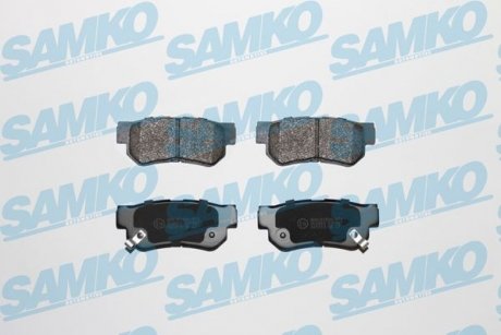 Гальмівні колодки, дискове гальмо (набір) SAMKO 5SP847 (фото 1)