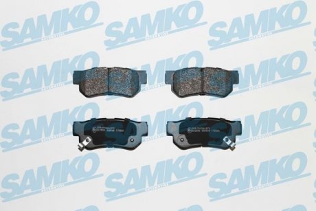 Гальмівні колодки, дискове гальмо (набір) SAMKO 5SP848