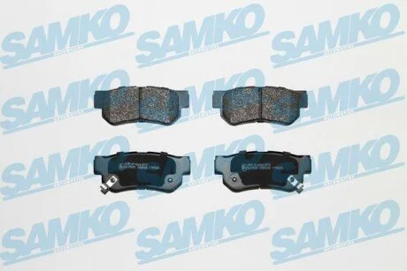 Гальмівні колодки, дискове гальмо (набір) SAMKO 5SP848
