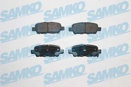 Гальмівні колодки, дискове гальмо (набір) SAMKO 5SP857