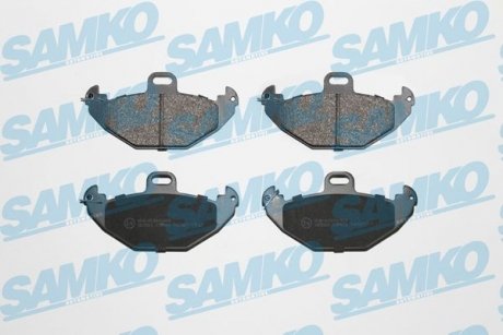 Гальмівні колодки, дискове гальмо (набір) SAMKO 5SP883 (фото 1)