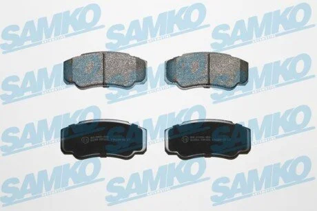 Гальмівні колодки, дискове гальмо (набір) SAMKO 5SP885