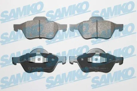 Колодки гальмівні передні Megane,Scenic, Laguna 01- SAMKO 5SP898