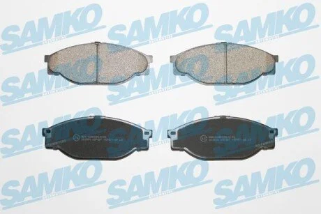 Гальмівні колодки, дискове гальмо (набір) SAMKO 5SP927