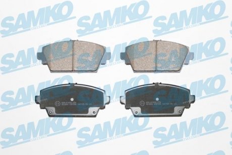 Гальмівні колодки, дискове гальмо (набір) SAMKO 5SP940 (фото 1)