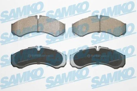 Гальмівні колодки, дискове гальмо (набір) SAMKO 5SP955 (фото 1)