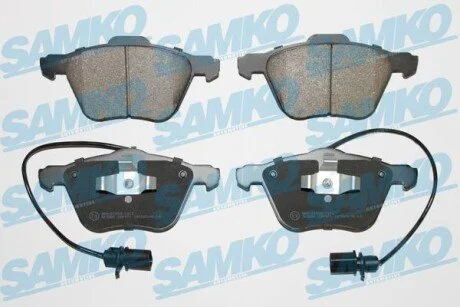 Гальмівні колодки, дискове гальмо (набір) SAMKO 5SP971