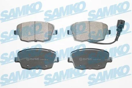Гальмівні колодки, дискове гальмо (набір) SAMKO 5SP973
