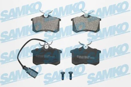 Гальмівні колодки, дискове гальмо (набір) SAMKO 5SP980