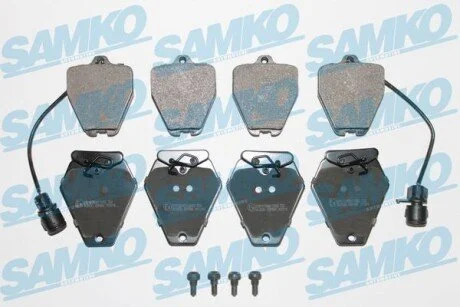 Гальмівні колодки, дискове гальмо (набір) SAMKO 5SP981