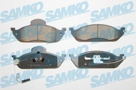 Гальмівні колодки, дискове гальмо (набір) SAMKO 5SP983