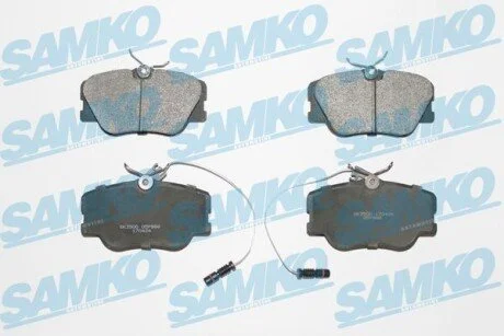 Гальмівні колодки, дискове гальмо (набір) SAMKO 5SP986