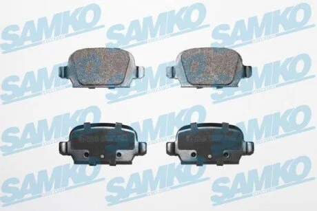 Гальмівні колодки, дискове гальмо (набір) SAMKO 5SP998