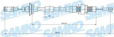 Трос зчеплення SAMKO C0005A