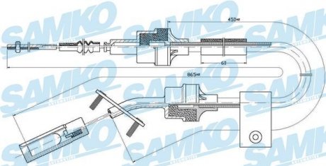 Linka sprz. MULTIPLA 870/425 SAMKO C0065C