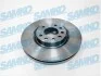 Диск гальмівний CROMA 05- D wentylowana przуd SAMKO F2010V (фото 1)