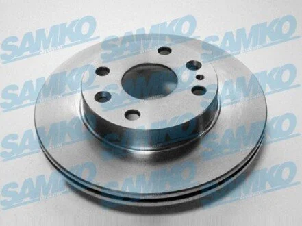 Фото 1 - диск гальмівний MAZDA 121/323/MX5 wentylowana przуd SAMKO M5711V Диск гальмівний MAZDA 121/323/MX5 wentylowana przуd SAMKO M5711V (фото 1)