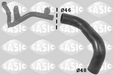 Патрубок інтеркулера FORD SASIC 3336012