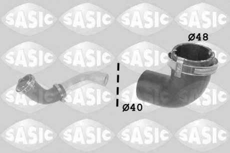 PRZEWУD TURBOSPRКЇARKI OPEL VECTRA C 1,9CDTI WYLOT SASIC 3336248