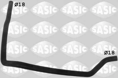 Шланг гумовий сист. охолоджен. SASIC 3400139
