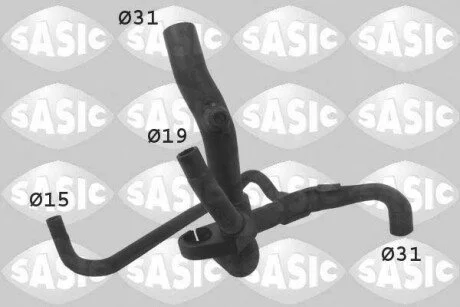 Шланг гумовий сист. охлаждений. SASIC 3404007