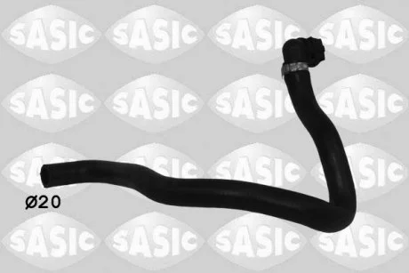 Патрубок радіатора пічки SASIC 3406447